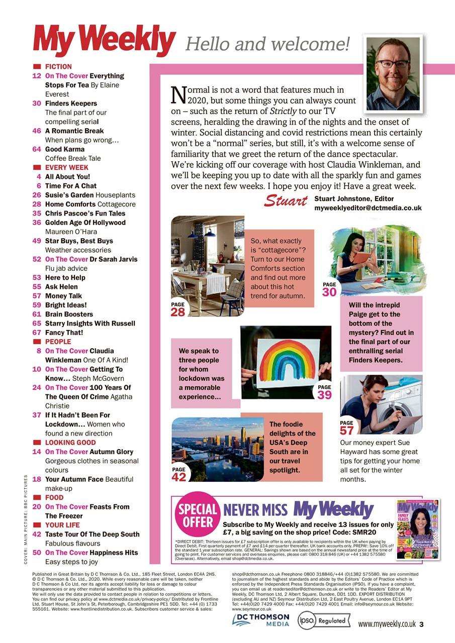 My Weekly Preview Pages