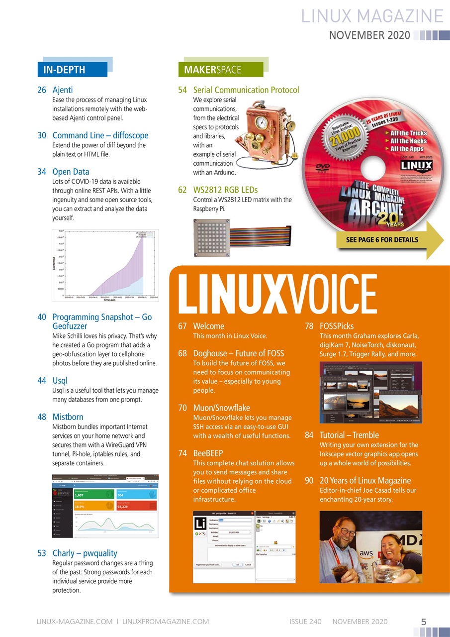 Linux Magazine Preview Pages