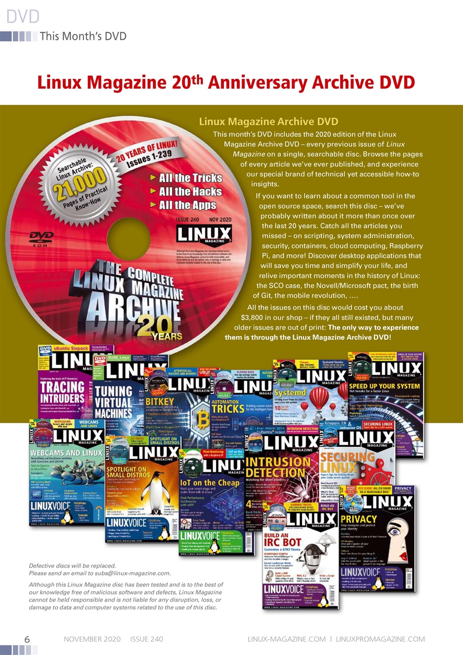 Linux Magazine Preview Pages