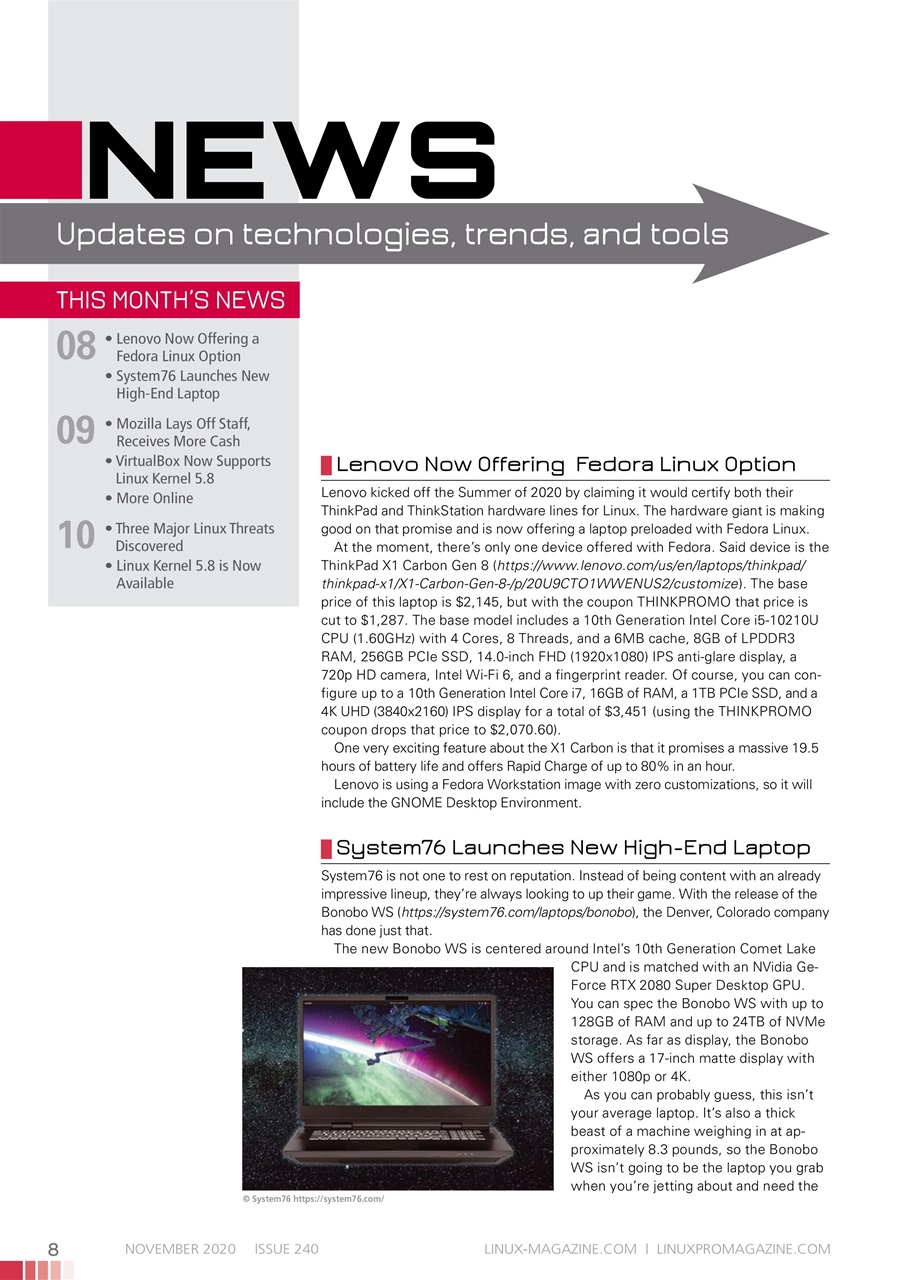 Linux Magazine Preview Pages
