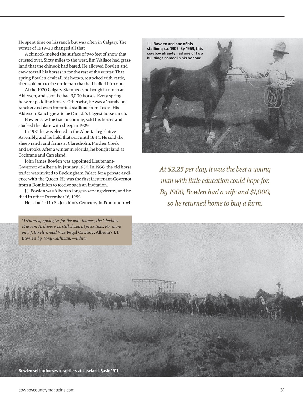 Canadian Cowboy Country Preview Pages