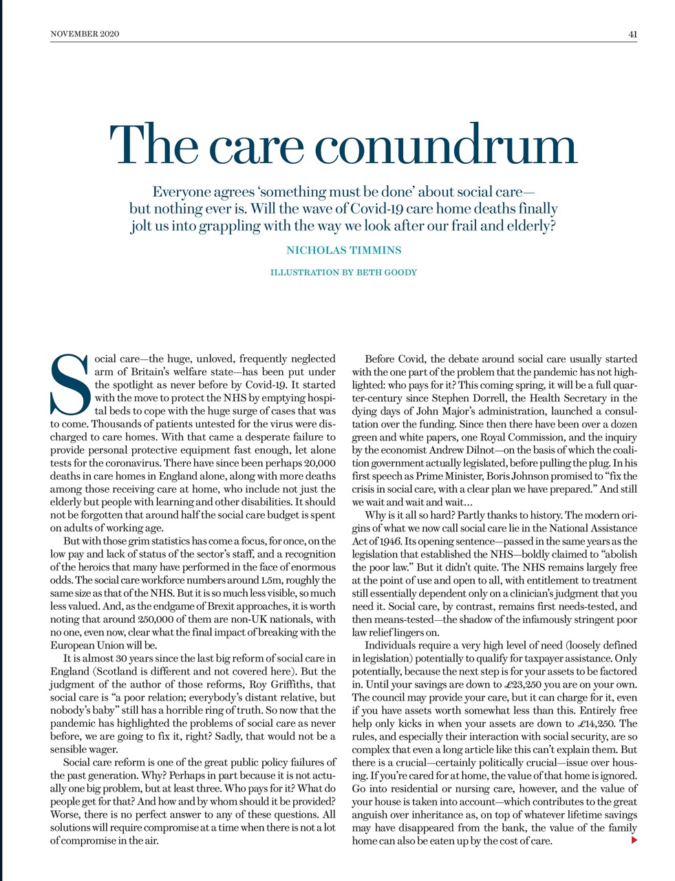 Prospect Magazine Preview Pages