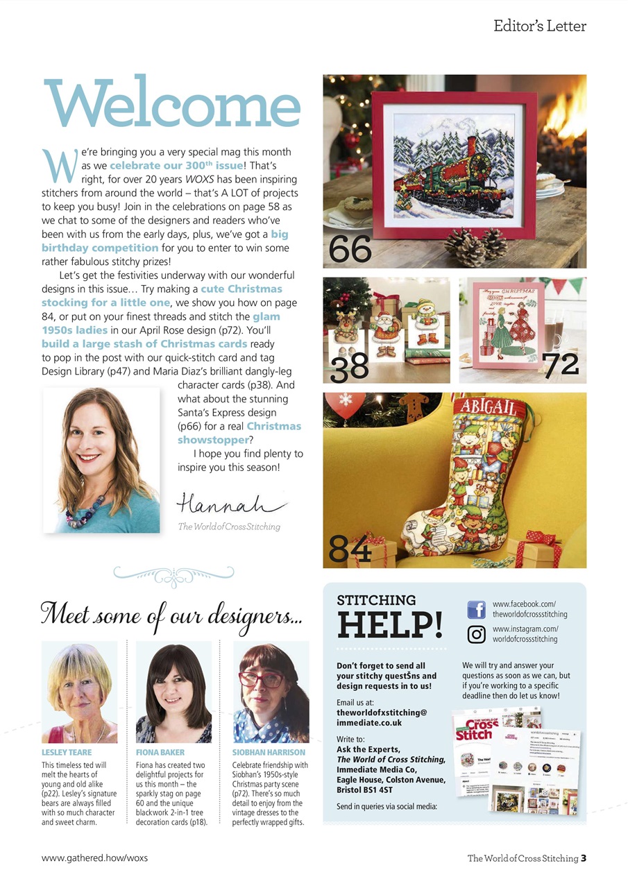 The World of Cross Stitching Preview Pages