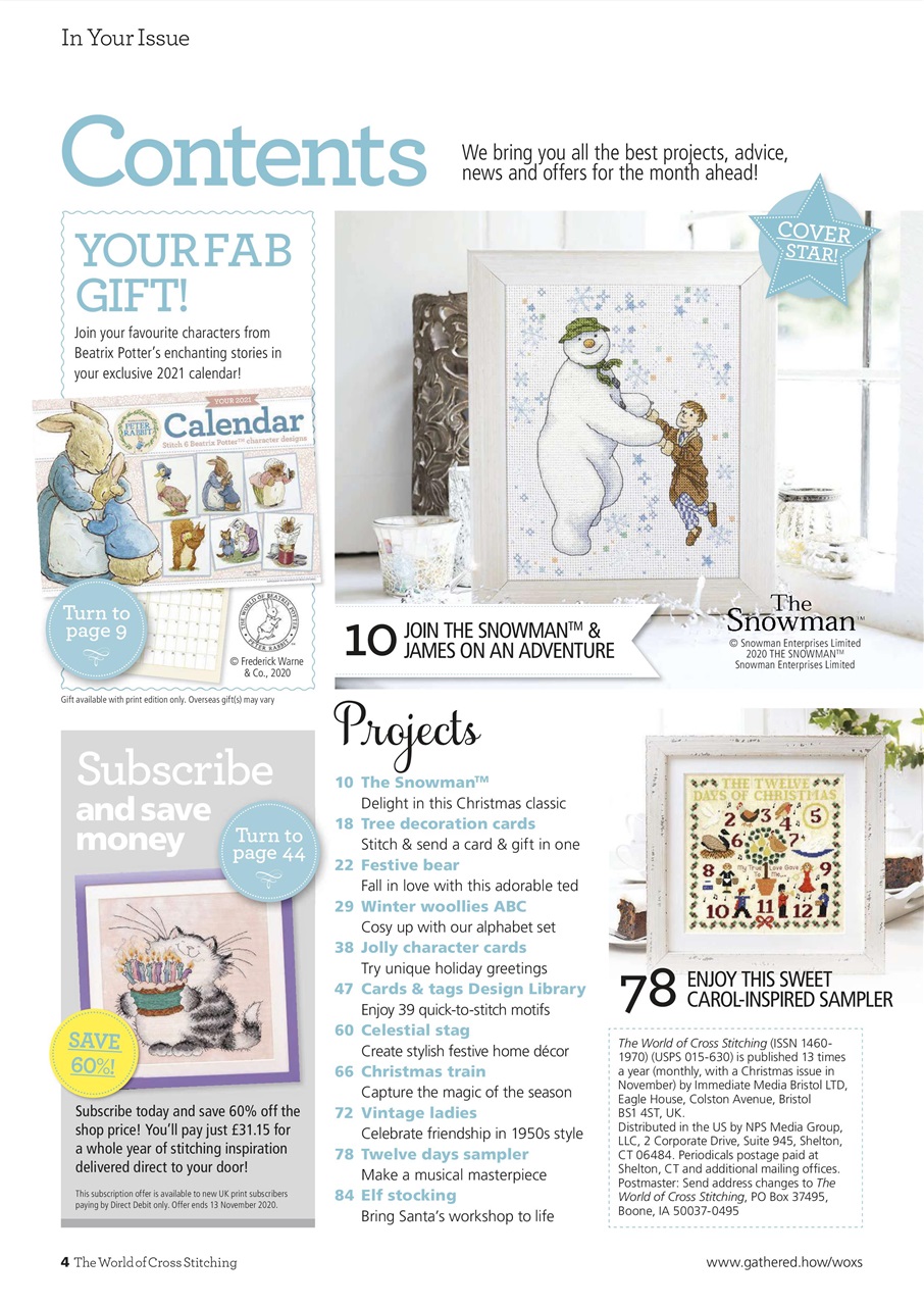 The World of Cross Stitching Preview Pages