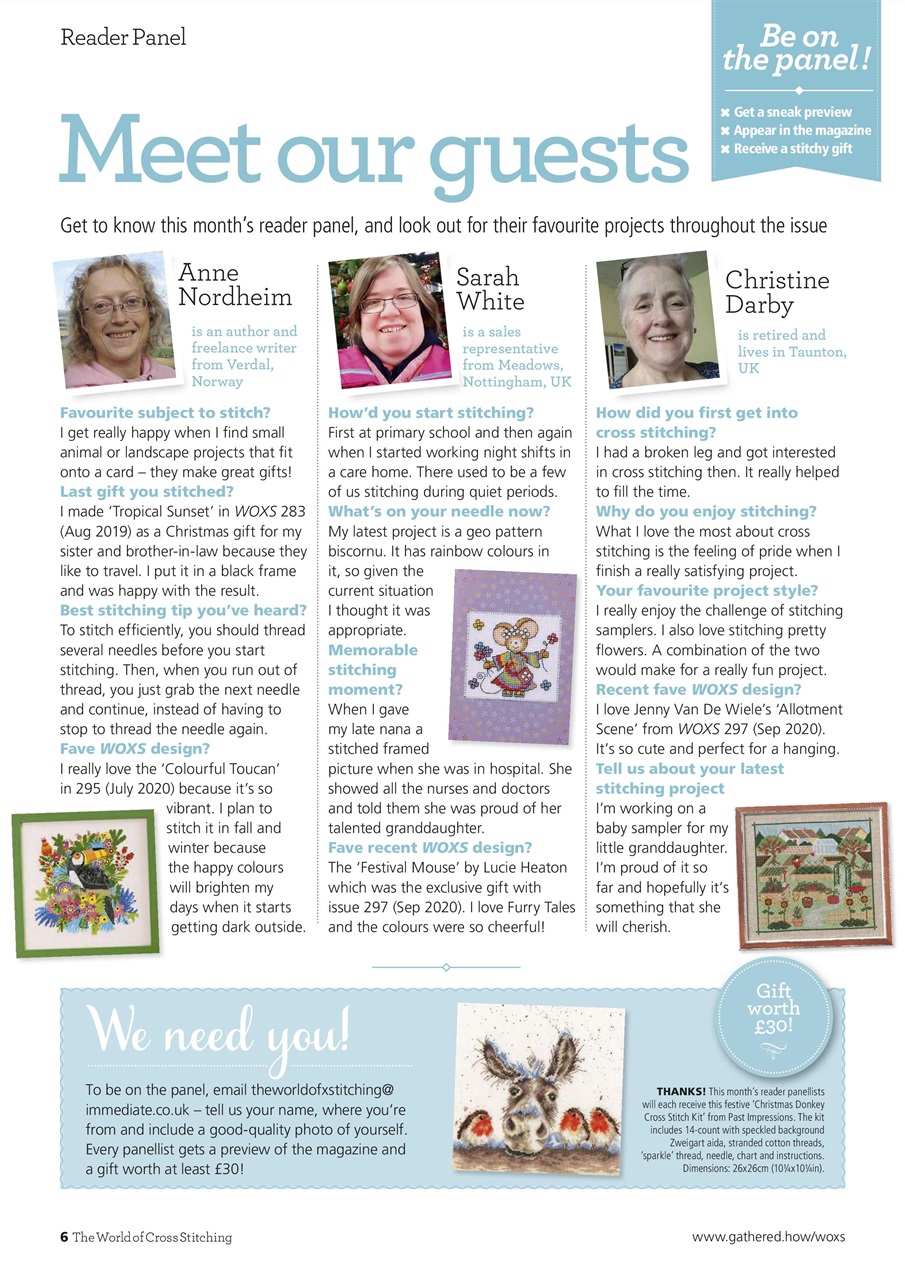 The World of Cross Stitching Preview Pages