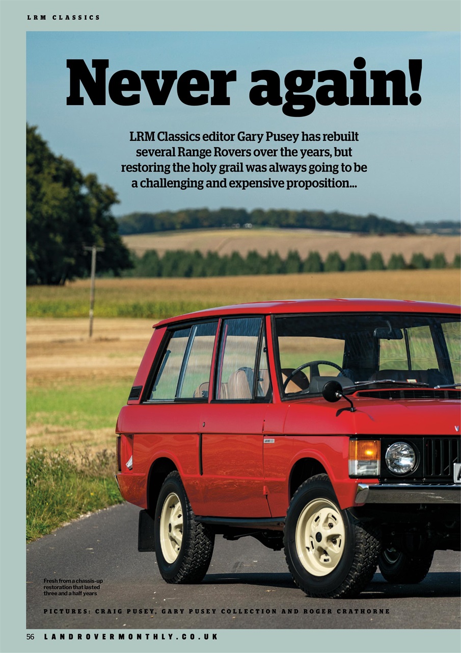 Land Rover Monthly Preview Pages