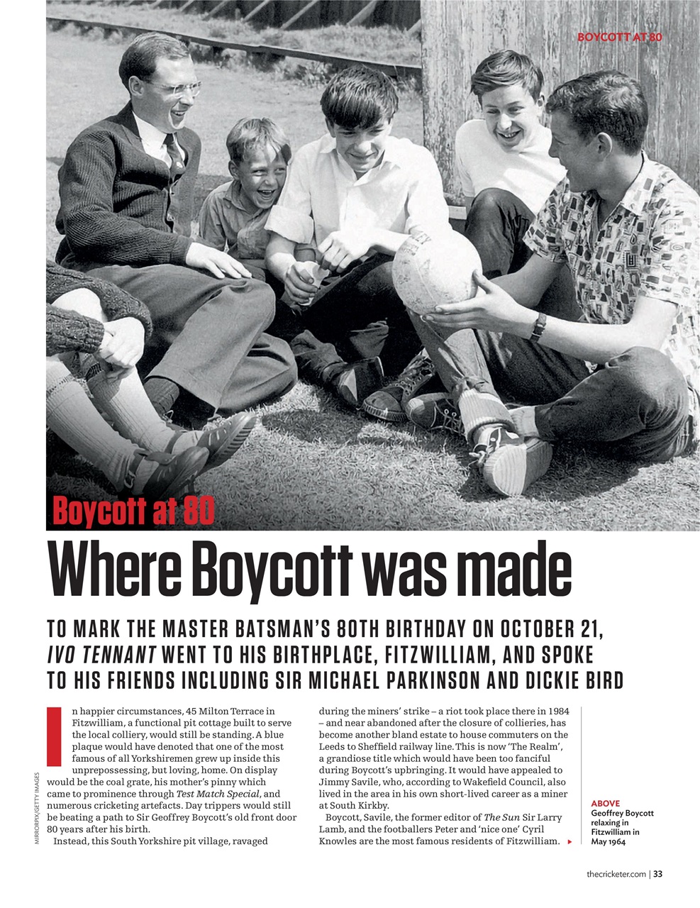 The Cricketer Magazine Preview Pages