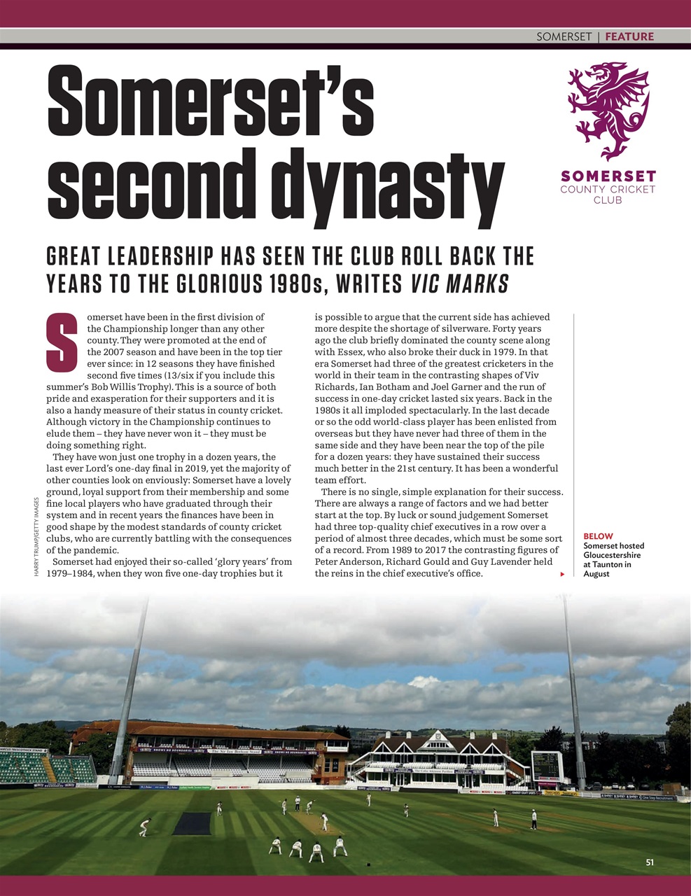 The Cricketer Magazine Preview Pages