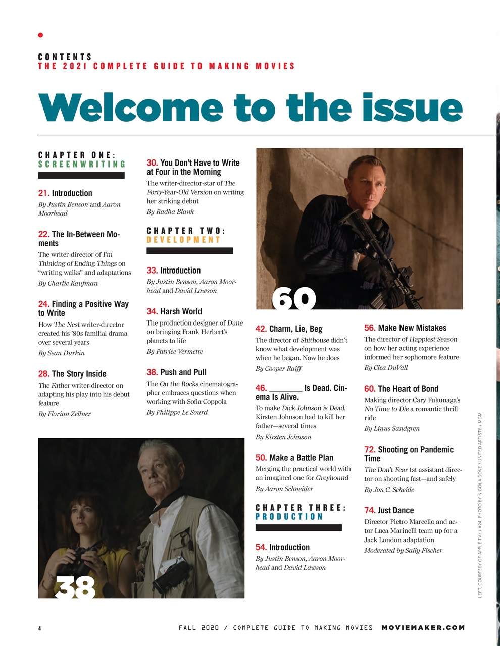 MovieMaker Magazine Preview Pages