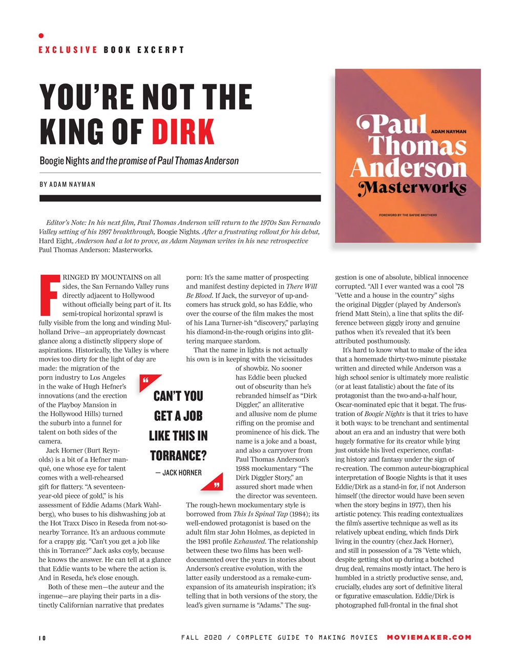 MovieMaker Magazine Preview Pages