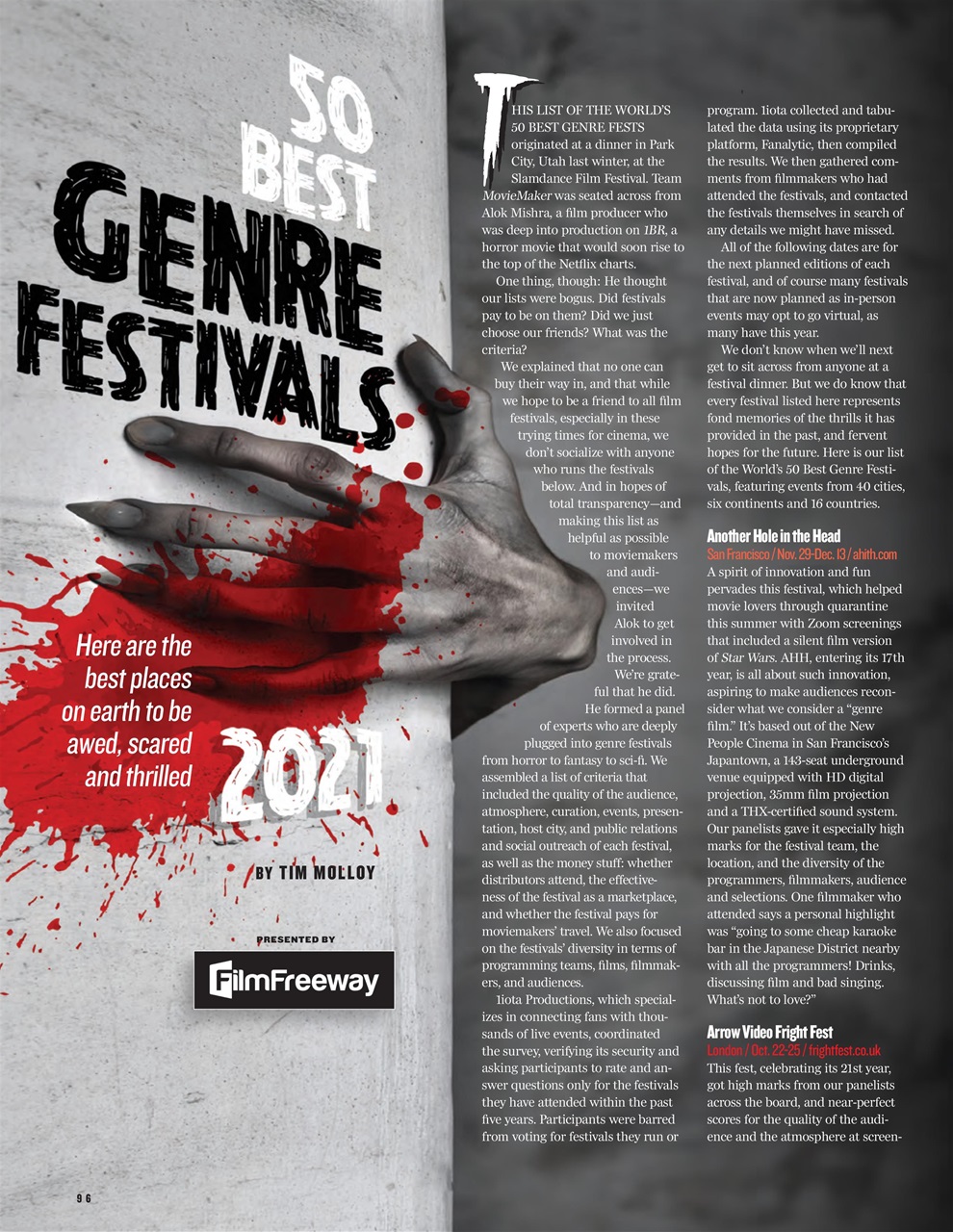 MovieMaker Magazine Preview Pages