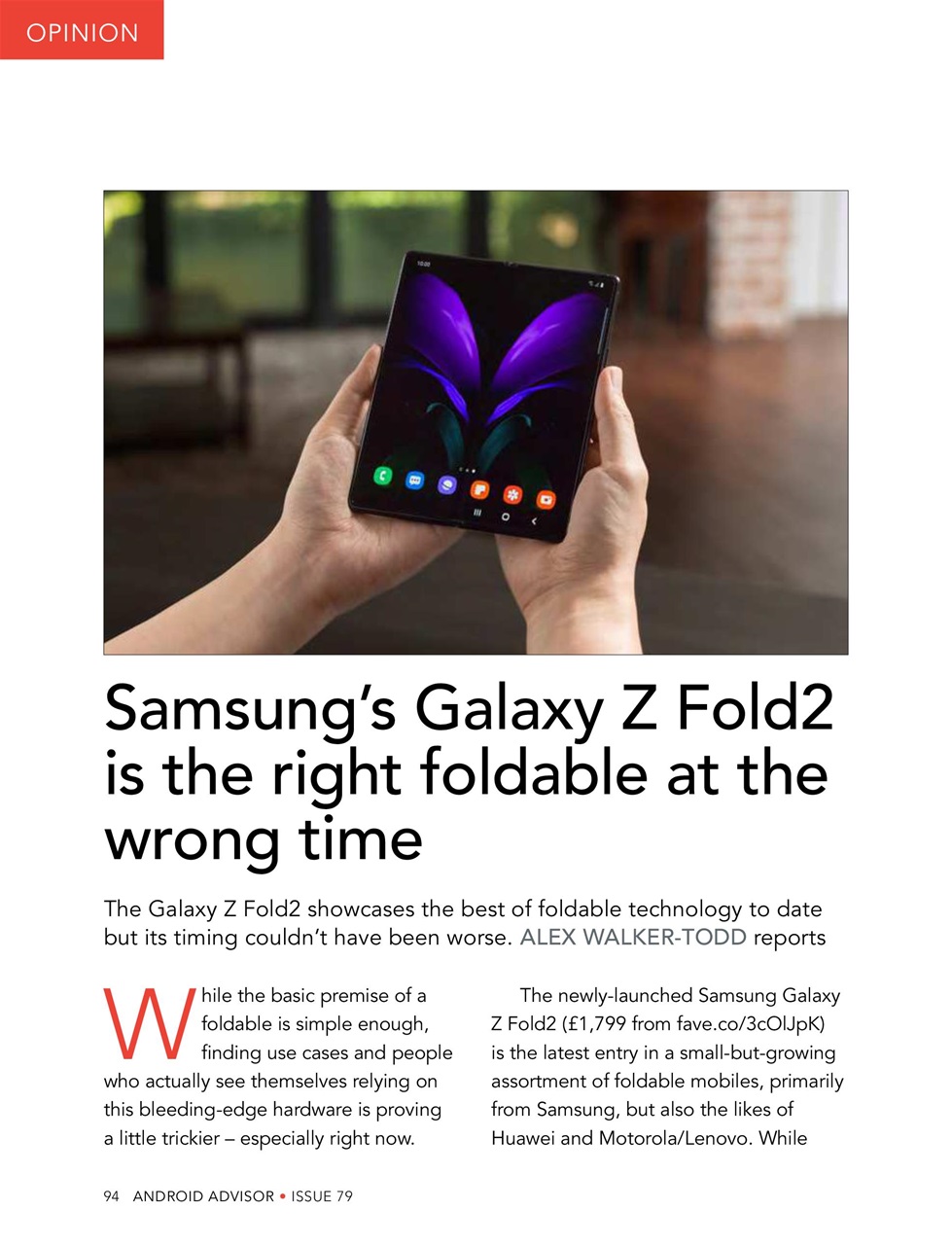 Android Advisor Preview Pages