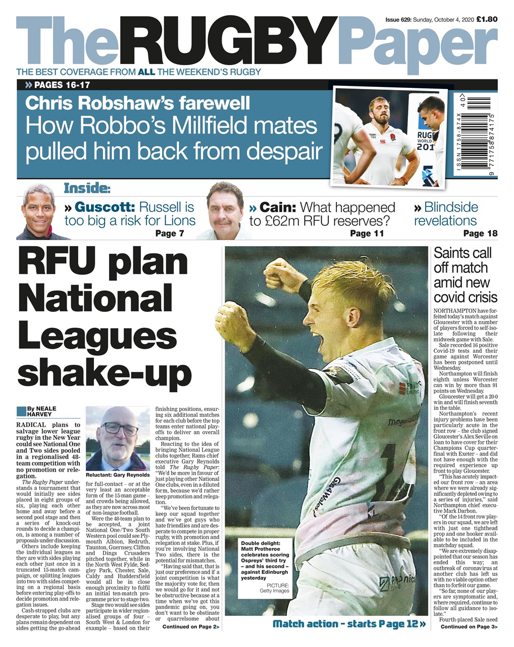 The Rugby Paper Preview Pages