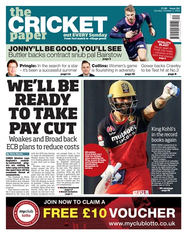 The Cricket Paper issue 4th October 2020