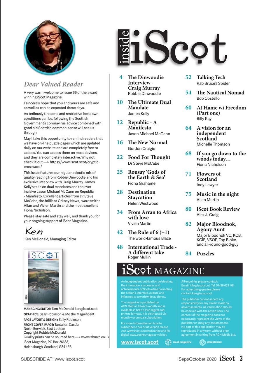 iScot Magazine Preview Pages