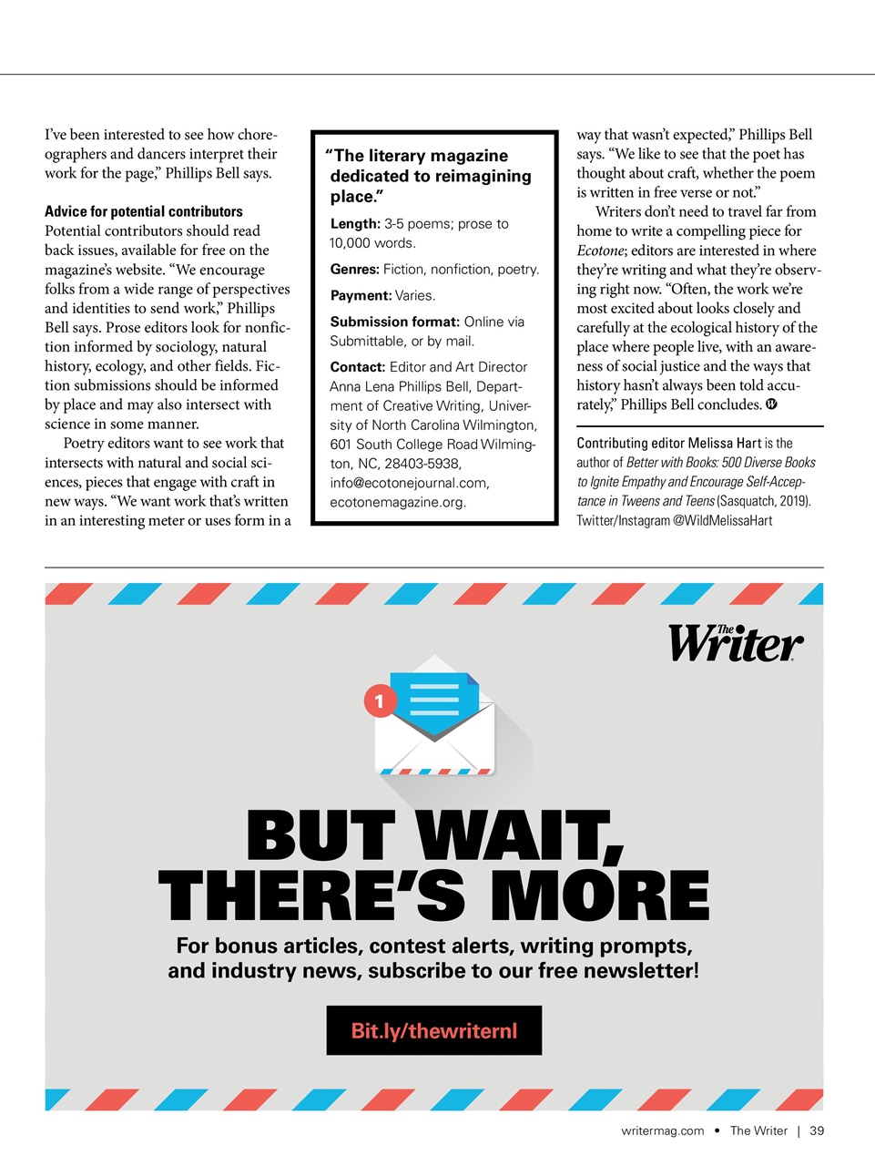 The Writer Preview Pages