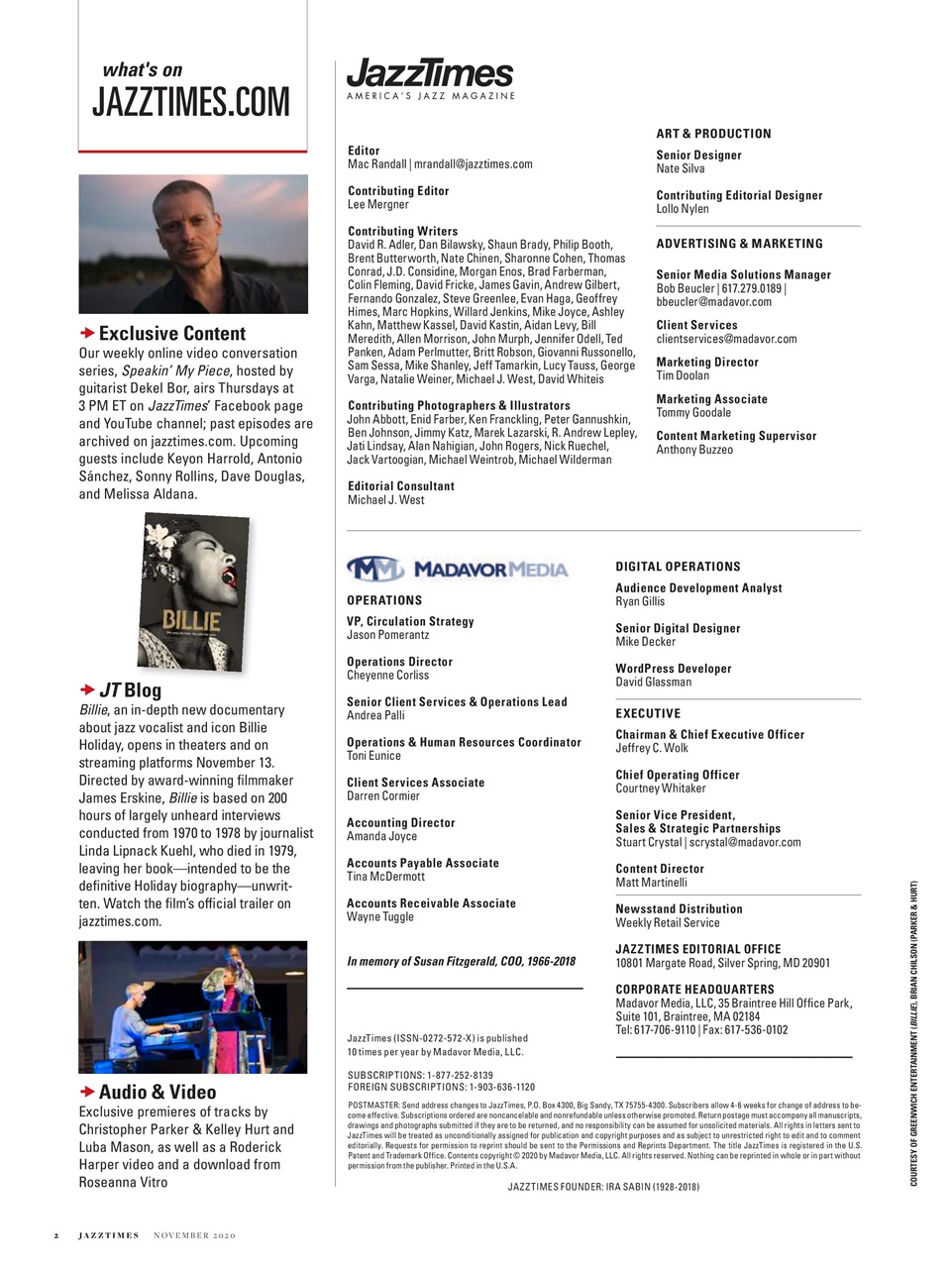 JazzTimes Preview Pages