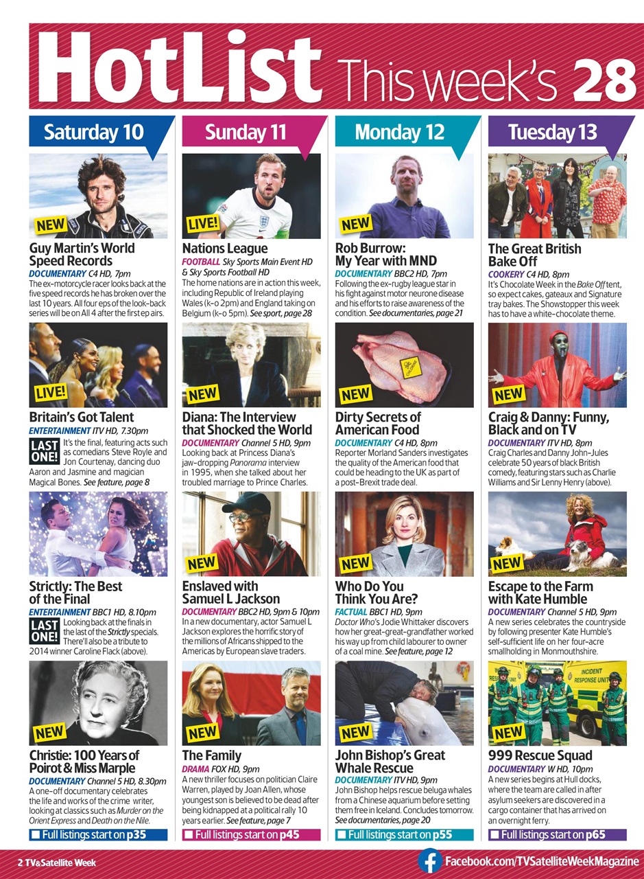 TV & Satellite Week Preview Pages
