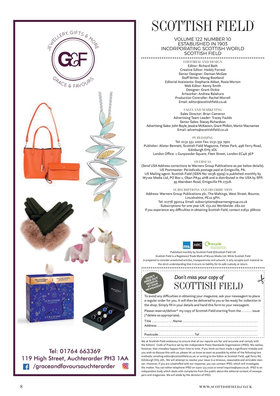 Scottish Field Preview Pages