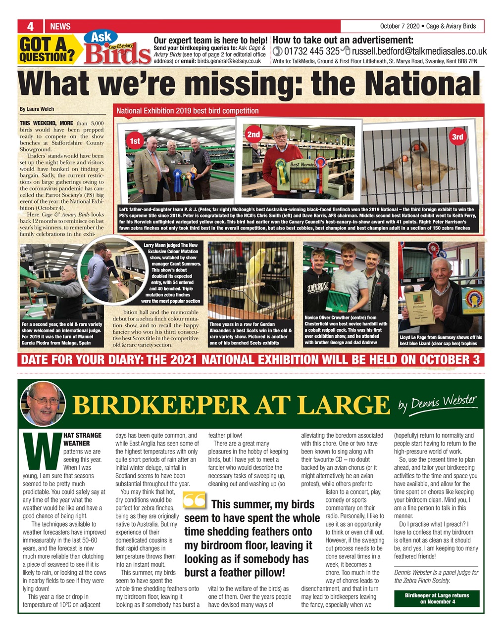 Cage & Aviary Birds Preview Pages