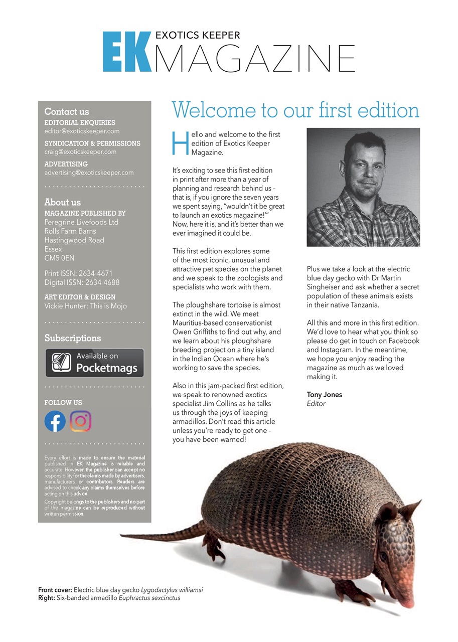 Exotics Keeper Preview Pages