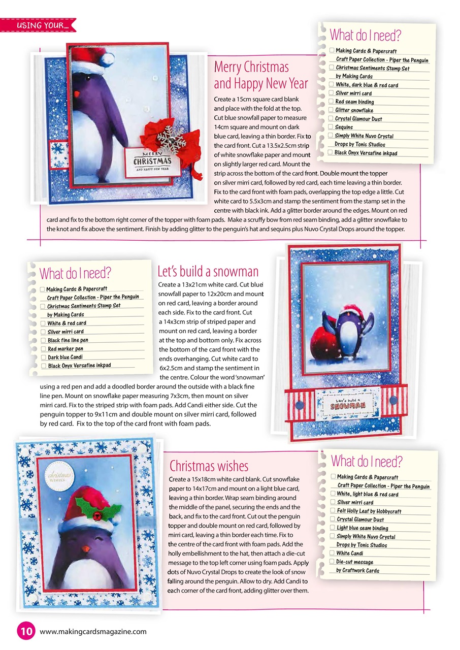 Making Cards & Papercraft Preview Pages