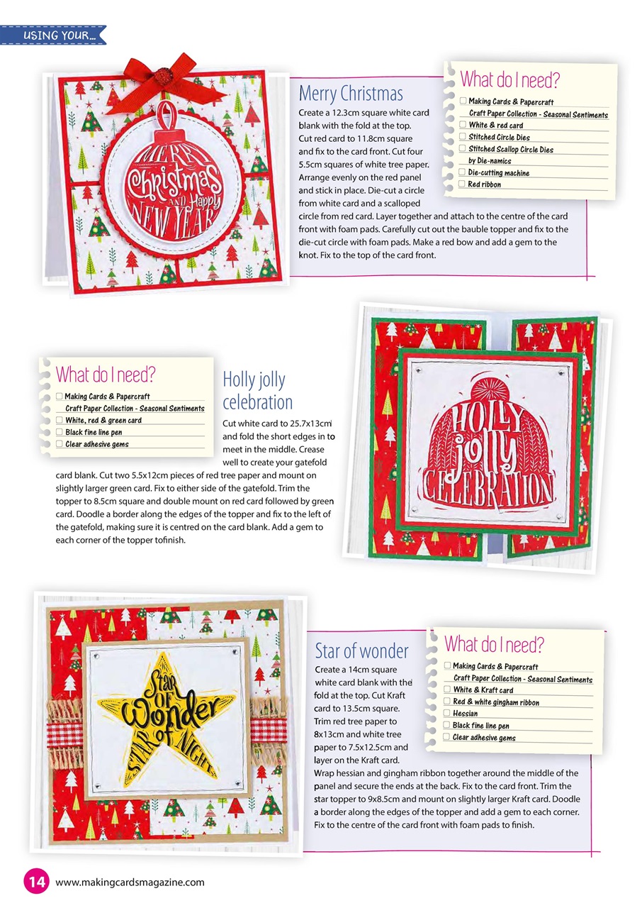 Making Cards & Papercraft Preview Pages