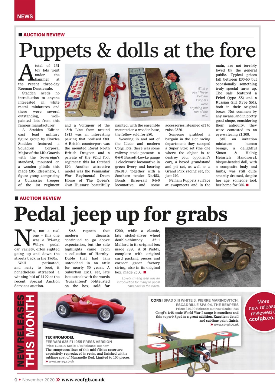 Collectors Gazette Preview Pages