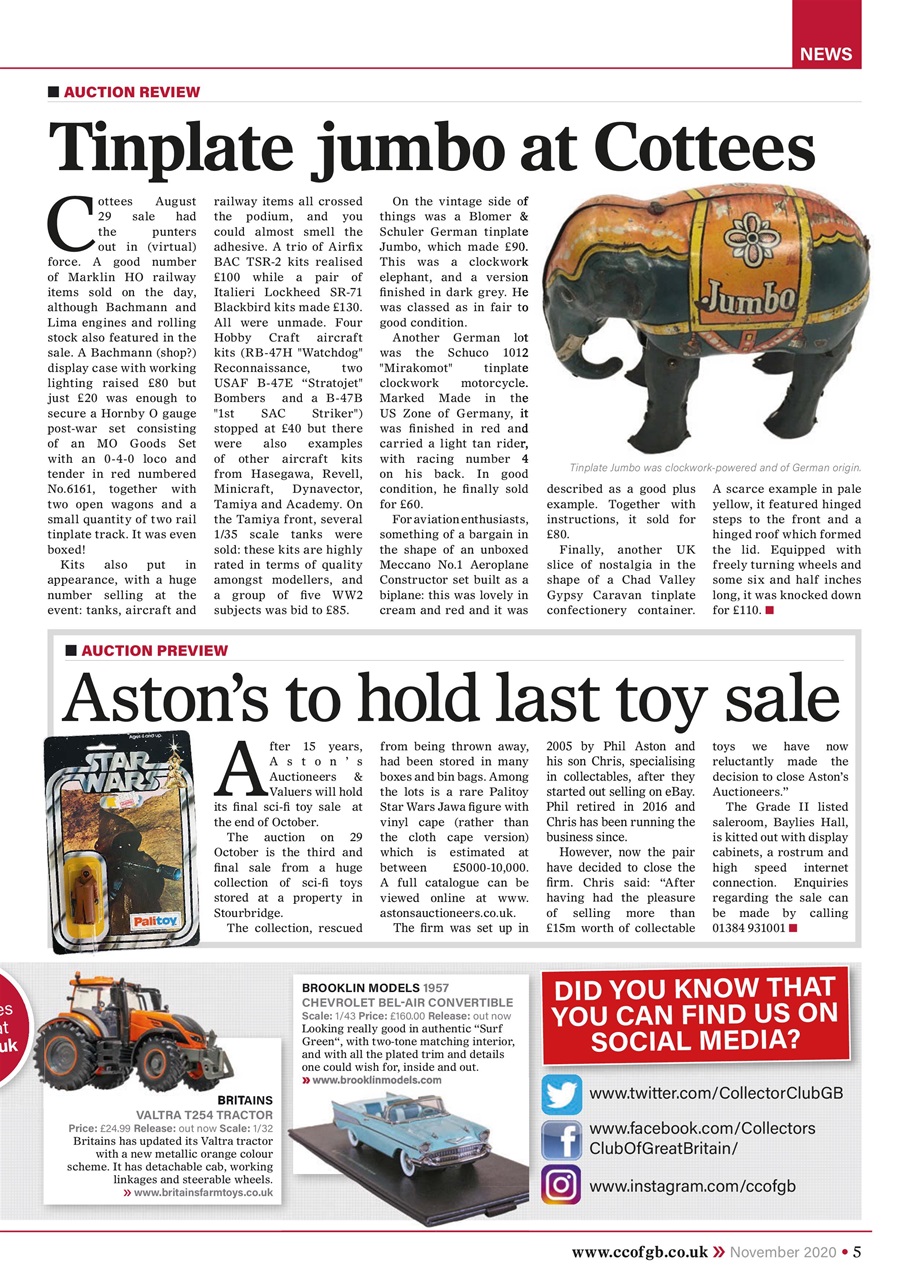 Collectors Gazette Preview Pages