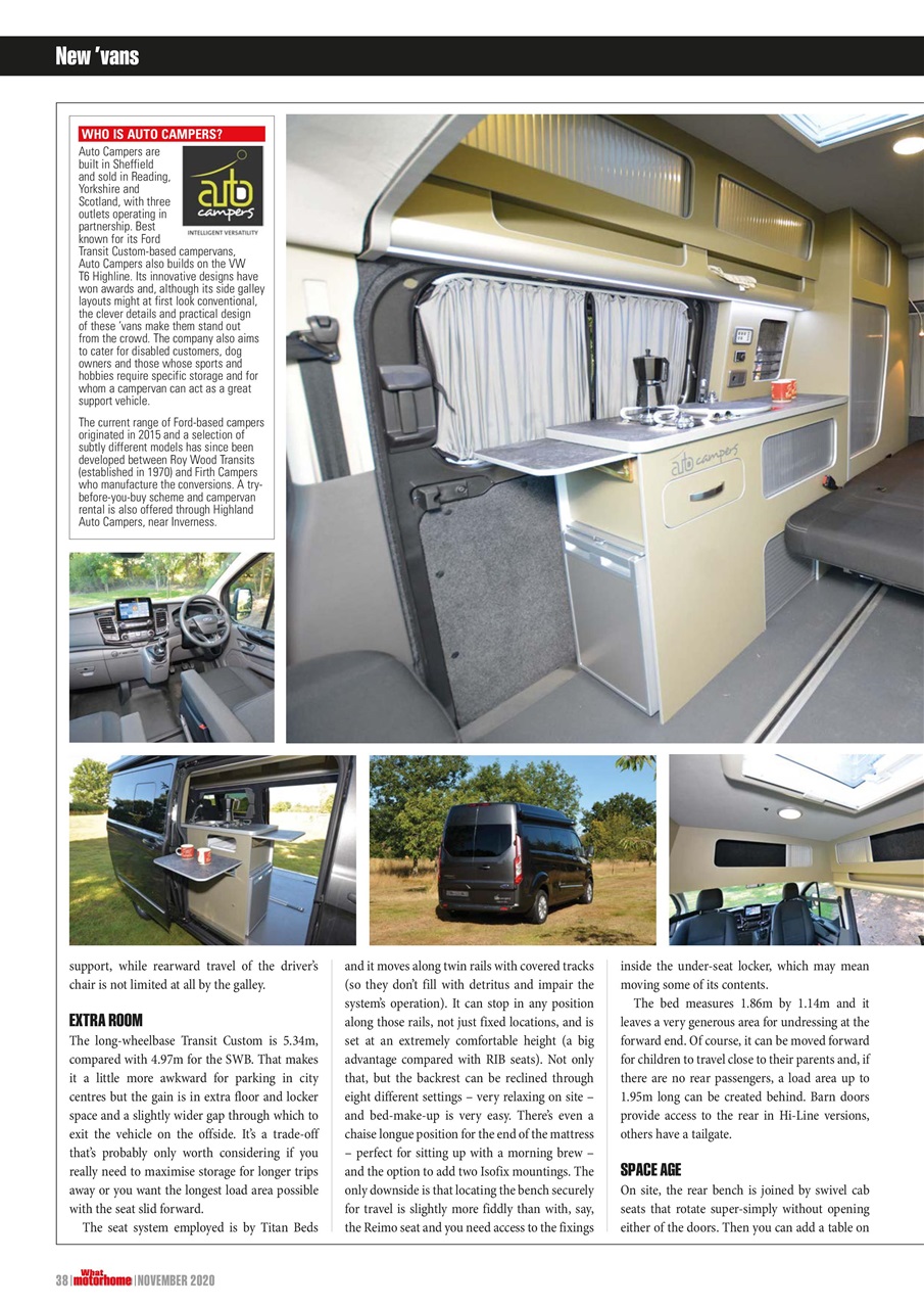 What Motorhome magazine Preview Pages