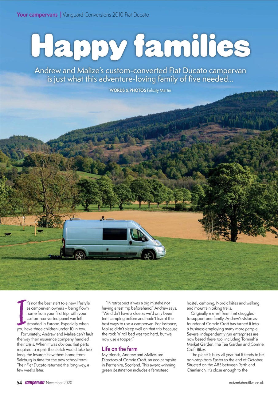 Campervan Preview Pages
