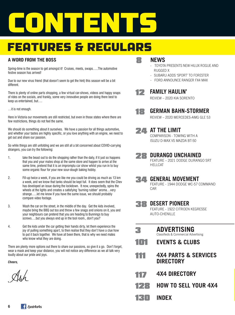 JUST 4X4S Preview Pages