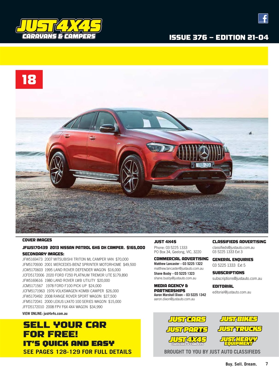 JUST 4X4S Preview Pages