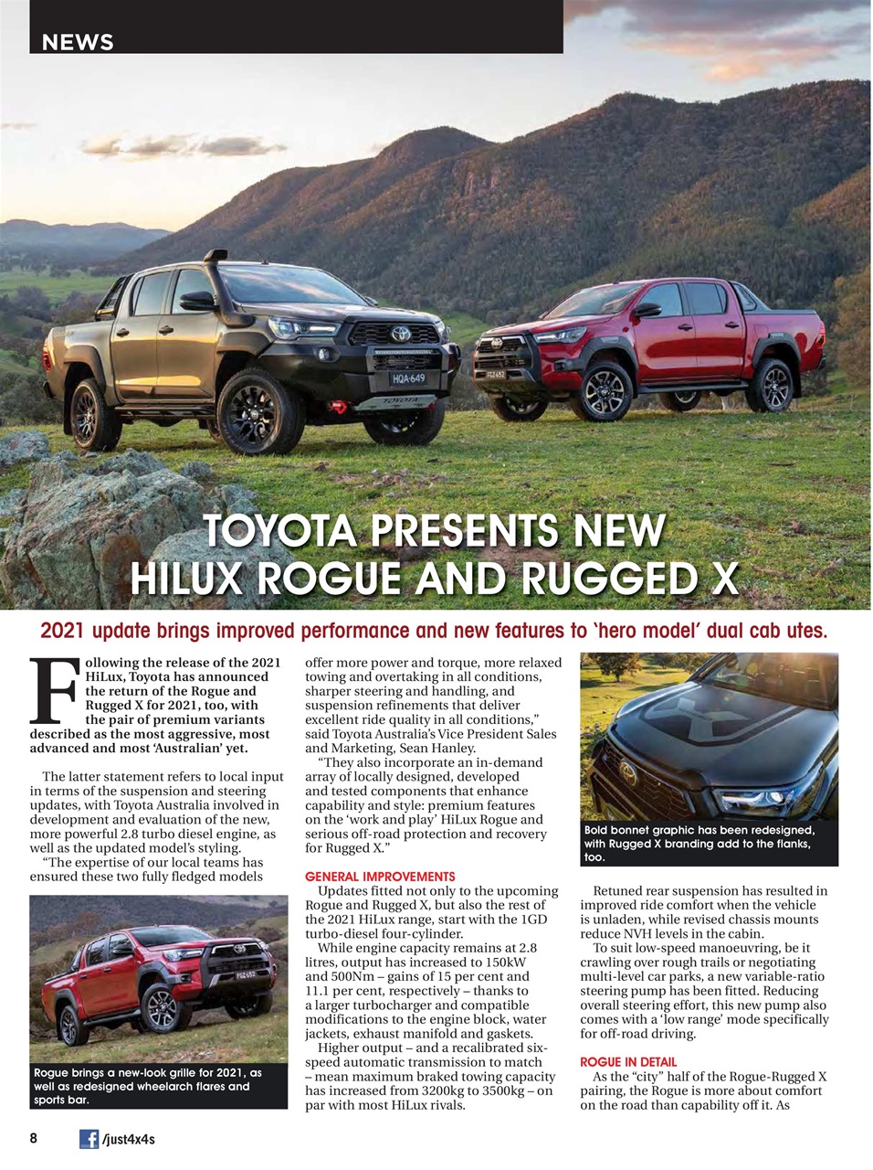 JUST 4X4S Preview Pages