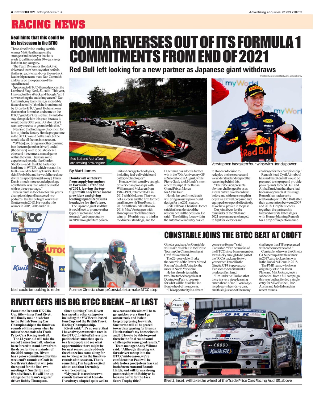 Motorsport News Preview Pages