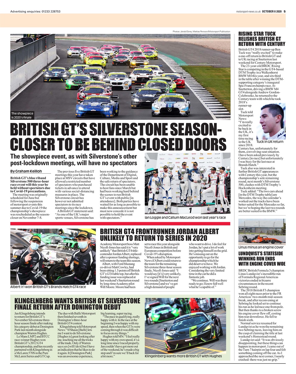 Motorsport News Preview Pages