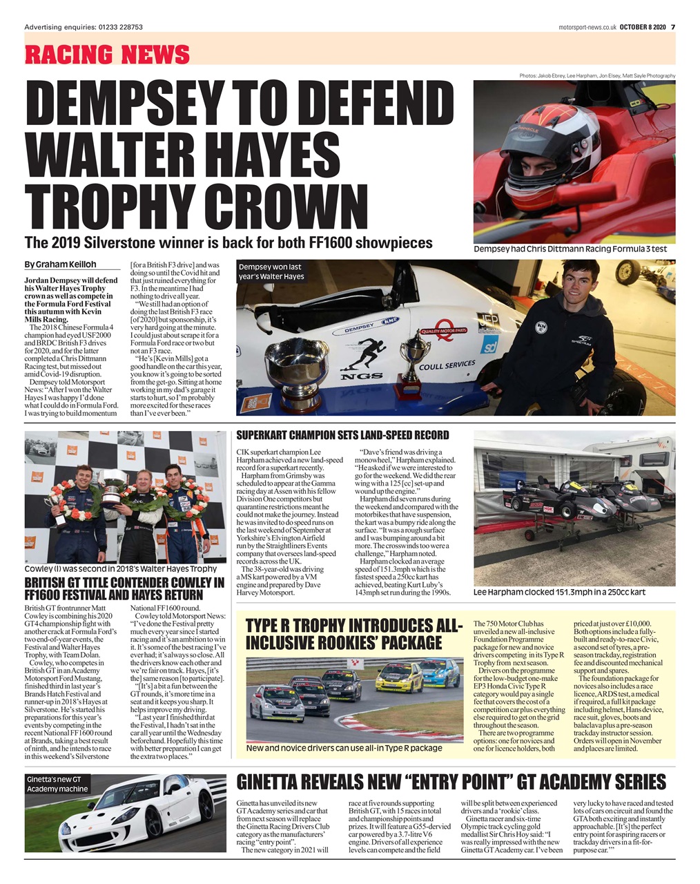Motorsport News Preview Pages