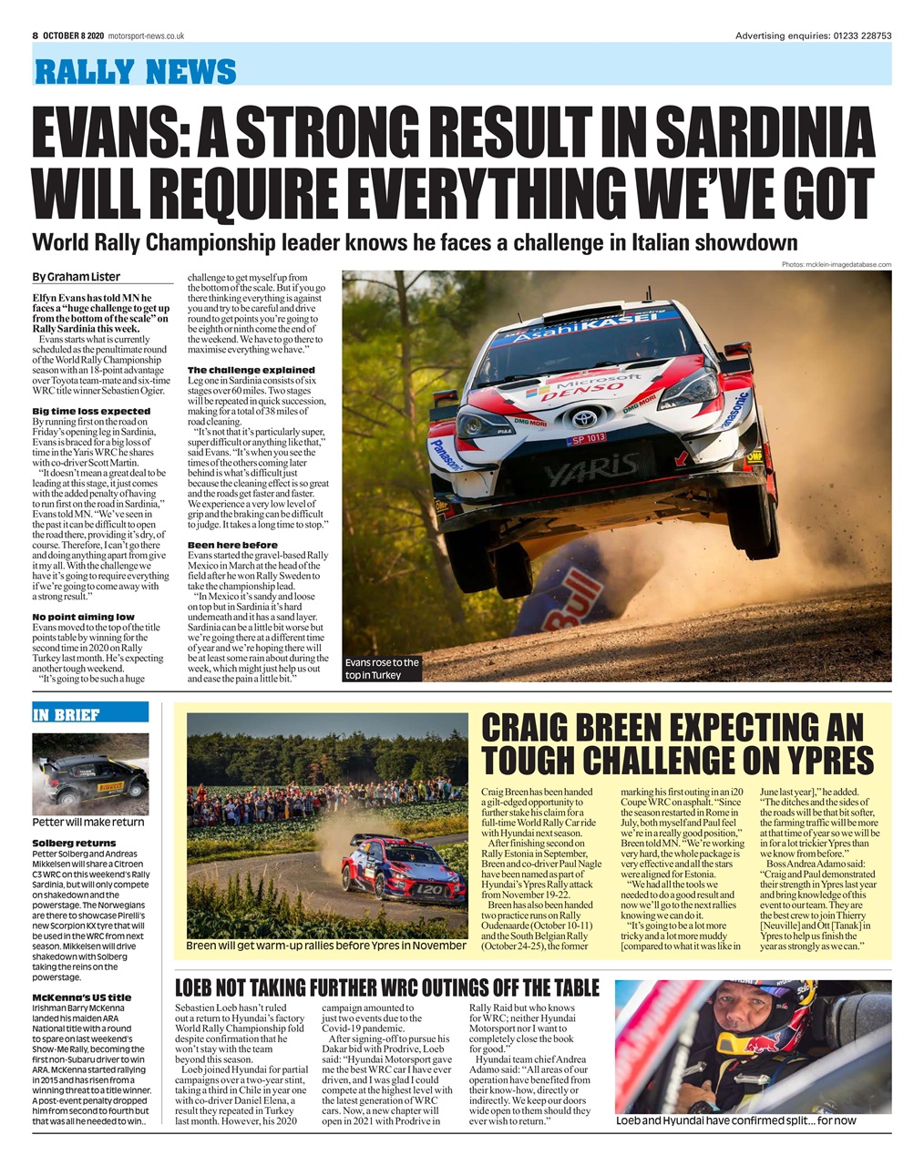 Motorsport News Preview Pages