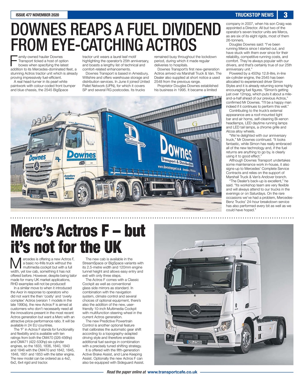 Truckstop News Preview Pages