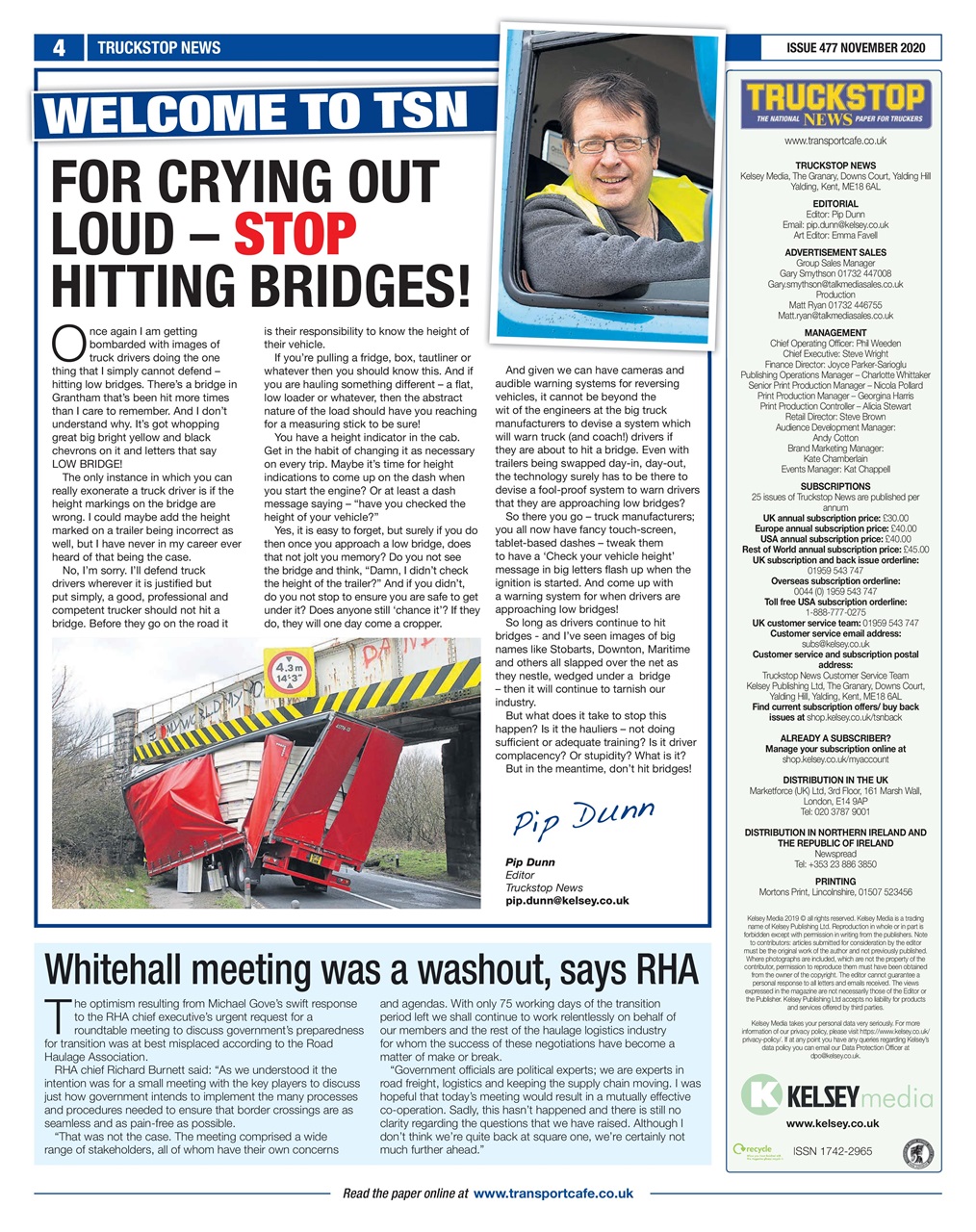 Truckstop News Preview Pages