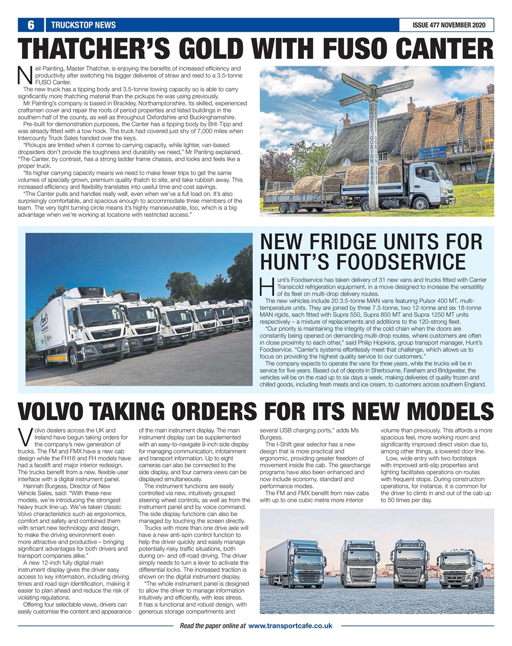 Truckstop News Preview Pages
