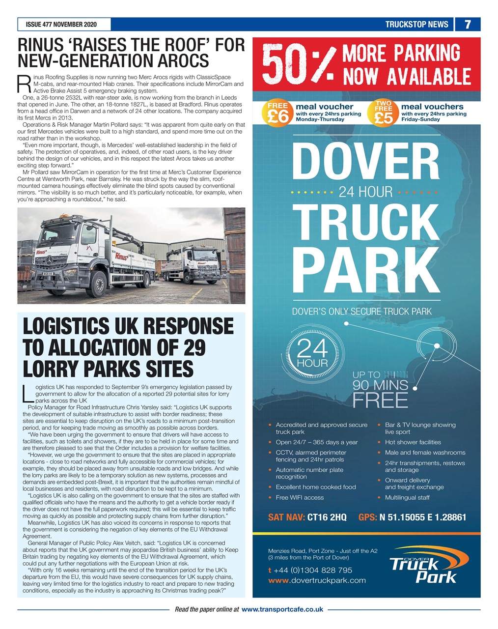 Truckstop News Preview Pages