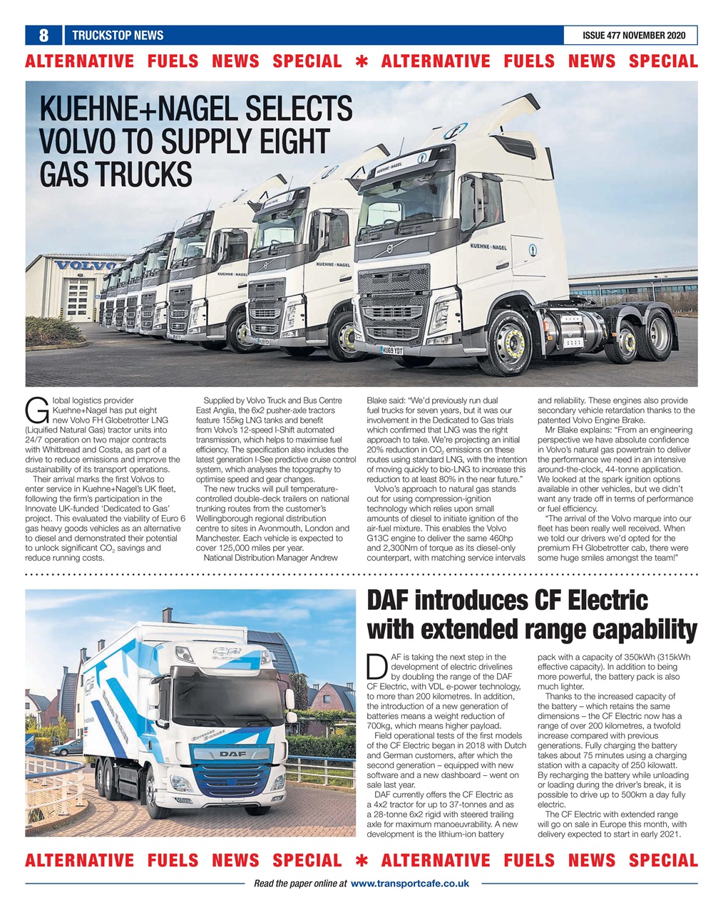 Truckstop News Preview Pages