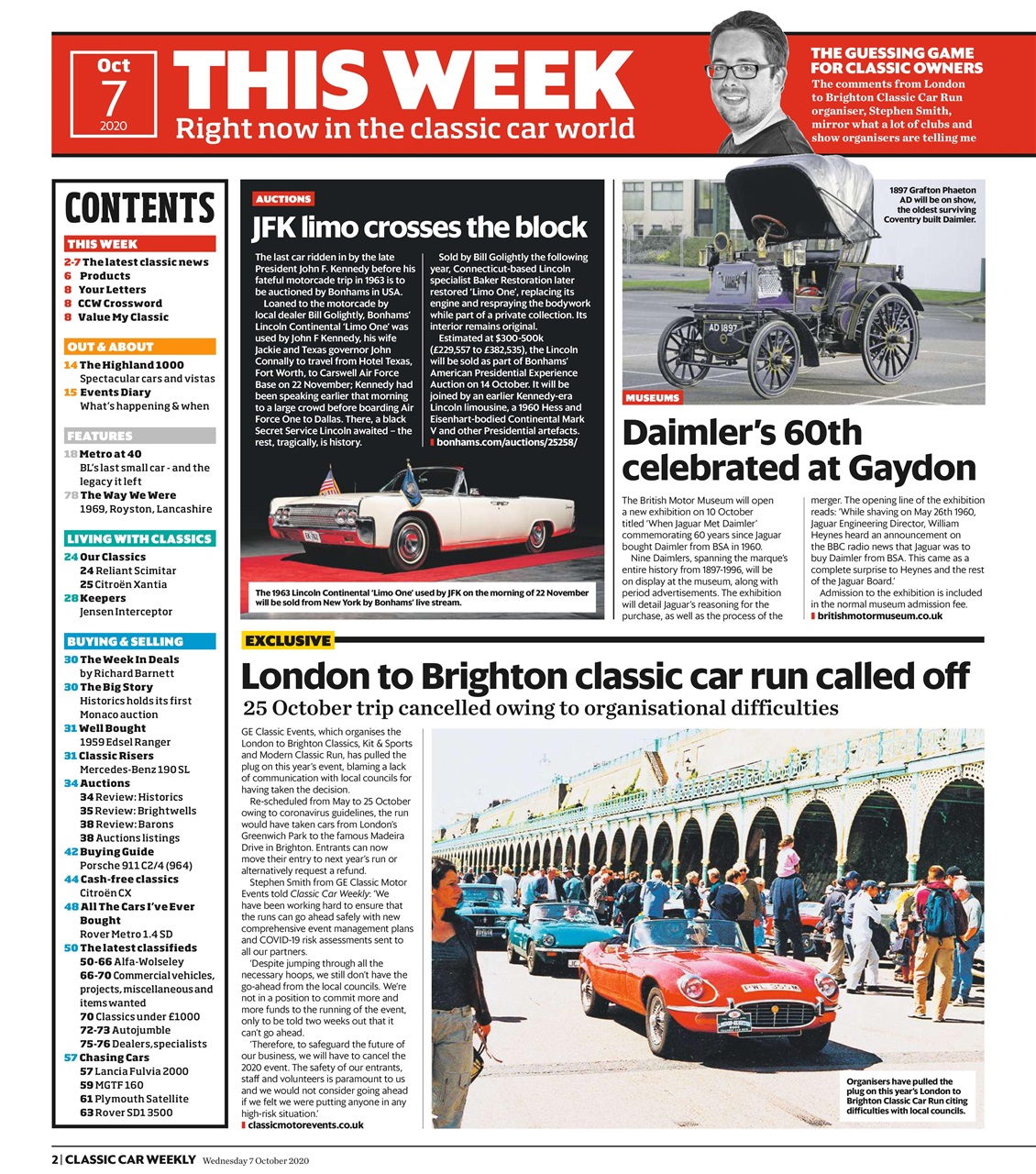 Classic Car Weekly Preview Pages