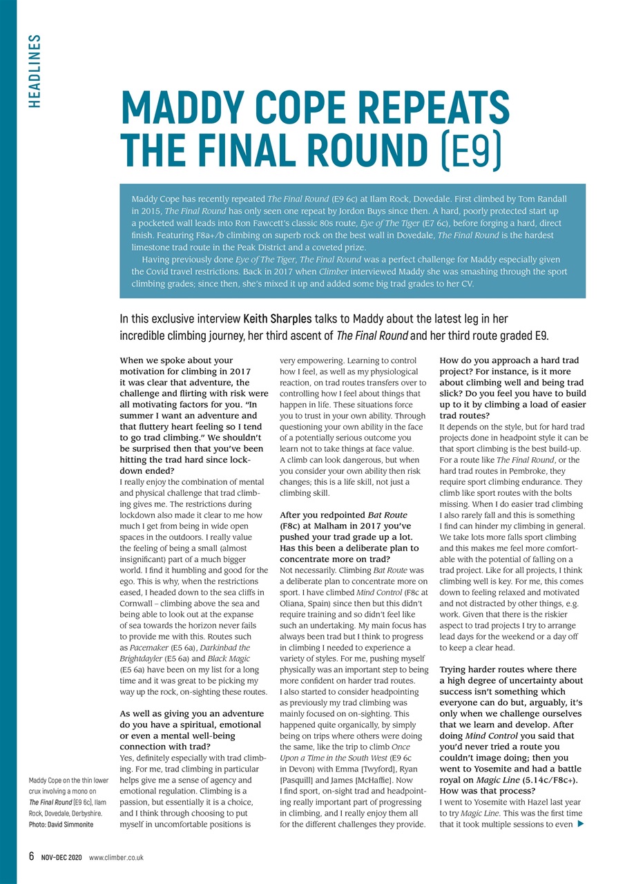 Climber Preview Pages