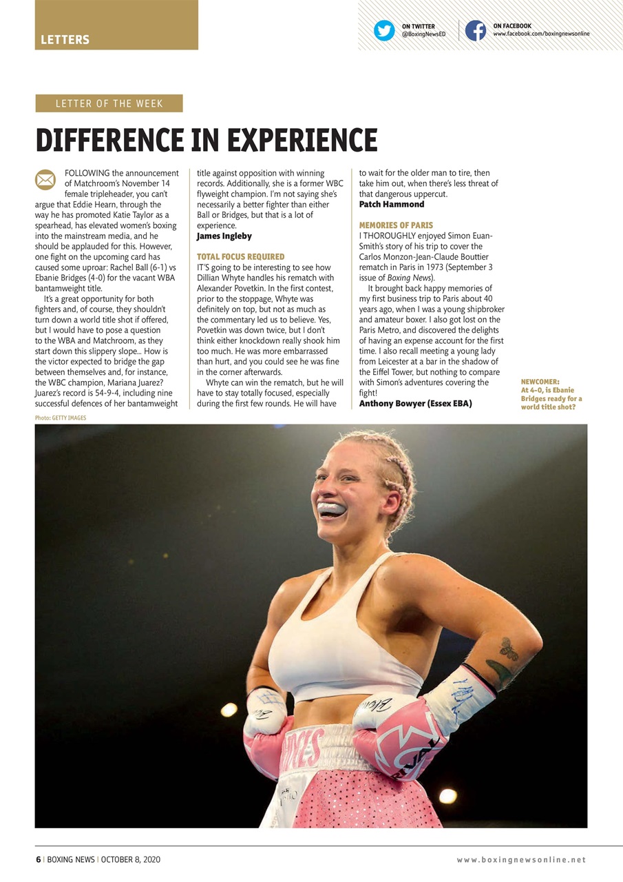 Boxing News Preview Pages