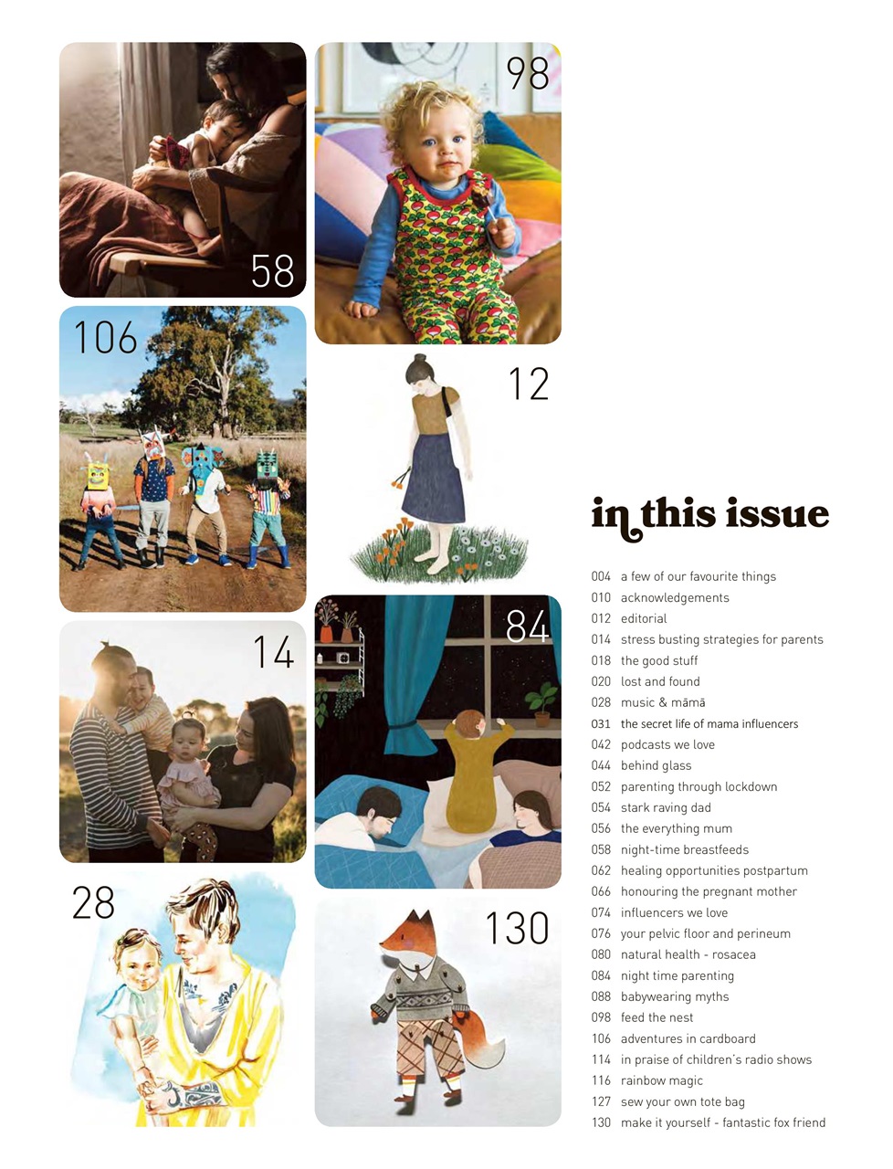 The Natural Parent Magazine Preview Pages