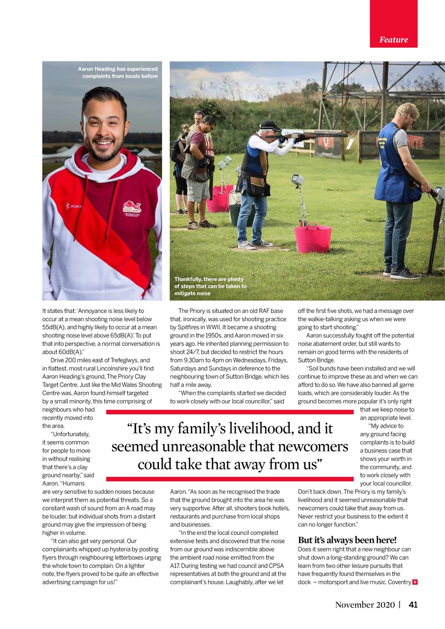 Clay Shooting Preview Pages