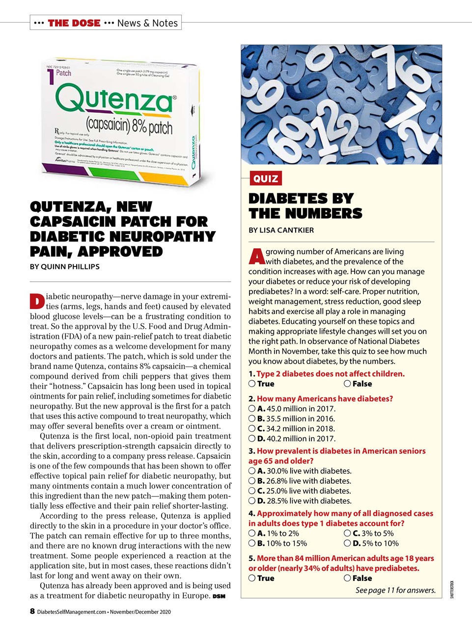 Diabetes Self-Management Preview Pages