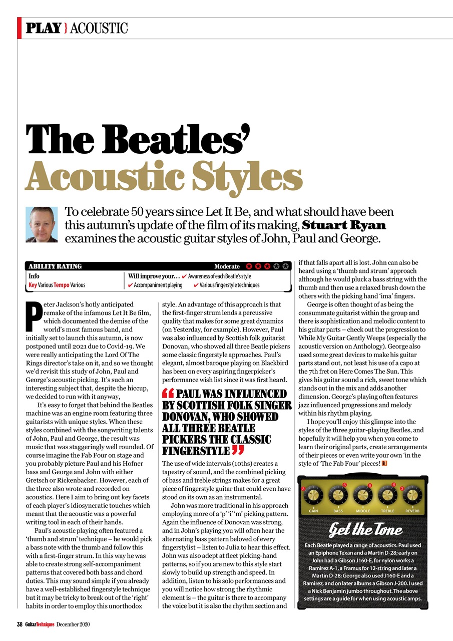 Guitar Techniques Preview Pages